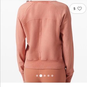 Ready to Roll Crew Lululemon, rustic coral, size 4